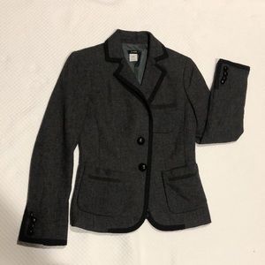 J Crew Grey Wool Jacket